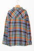 Casual Plaid Print Cotton Button Up Shirt