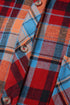 Casual Plaid Print Cotton Button Up Shirt