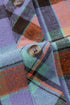 Casual Plaid Print Cotton Button Up Shirt
