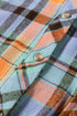 Casual Plaid Print Cotton Button Up Shirt