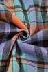 Casual Plaid Print Cotton Button Up Shirt
