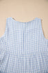 Casual Plaid Tiered Sleeveless A Line Mini Dresses