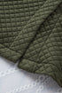 Casual Quilted Solid Button Front Flap Pocket Jacket