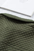 Casual Quilted Solid Button Front Flap Pocket Jacket