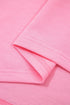 Casual Raw Edge Bow Patch Loose T Shirt