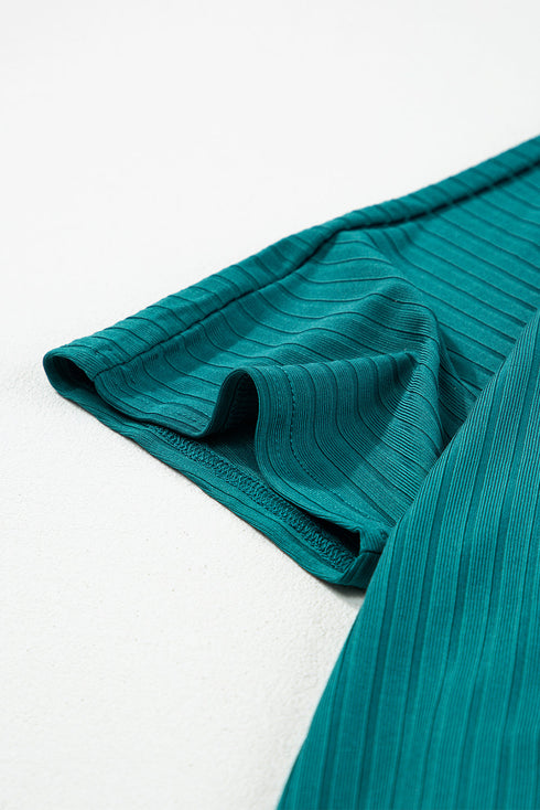 Casual Shimmer Ribbed Texture Plus Size Cardigan