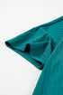 Casual Shimmer Ribbed Texture Plus Size Cardigan