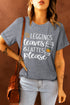 Casual Short Sleeve Crew Neck Graphic Print Tee