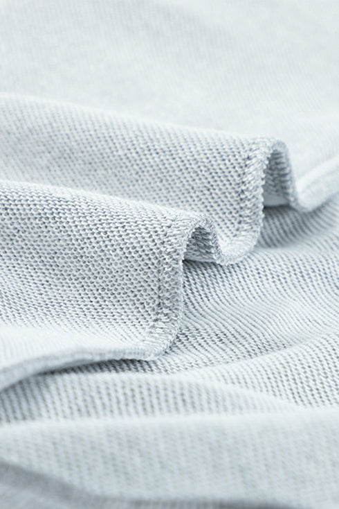 Casual Solid Color Lace-Up Hoodie