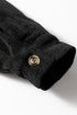 Casual Solid Corduroy Flap Pocket Button Up Jacket