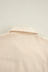 Casual Solid Corduroy Flap Pocket Button Up Jacket