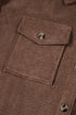 Casual Solid Corduroy Flap Pocket Button Up Jacket