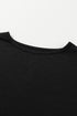 Casual Solid T Shirt Wide Leg Pant Set