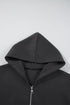 Casual Stretch Zip Up Hooded Coat