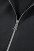 Casual Stretch Zip Up Hooded Coat