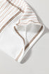Casual Striped Raglan Sleeve Patchwork Pullover Top