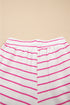 Casual Striped Wide Leg Two Piece Pant Sets