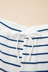 Casual Striped Wide Leg Two Piece Pant Sets