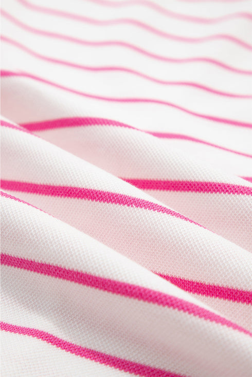 Casual Striped Wide Leg Two Piece Pant Sets