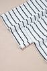 Casual Striped Wide Leg Two Piece Pant Sets