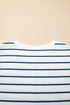 Casual Striped Wide Leg Two Piece Pant Sets