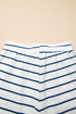 Casual Striped Wide Leg Two Piece Pant Sets