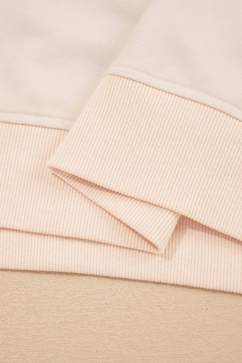 Playful Polka Dot Relaxed Split Hem Pullover Top