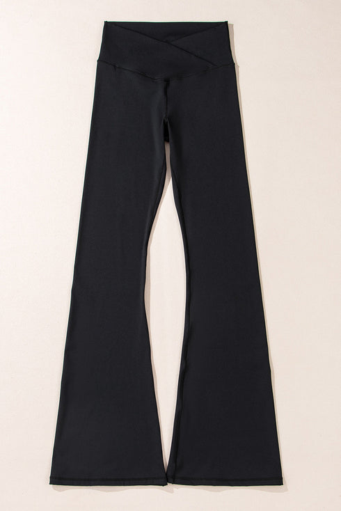Chic V Shape High Waist Flared Leggings