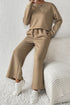 Ultra Loose Textured Slouchy Matching Pant Set
