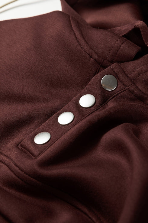 Active Solid Cropped Hoodie Drawstring Jogger Pant Set