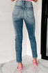 Distressed Denim Ripped Southern Belle Skinny Jeans
