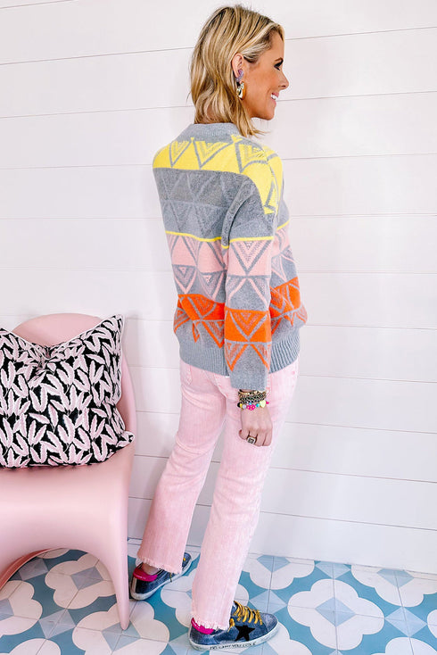 Casual Multi Button Raw Edge Cropped Denim Jeans