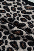 Leopard Star Pattern Round Neck Long Sleeve Sweater