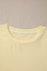 Soft Stretch Blend Crew Neck Short Sleeve Tee