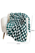 Checkerboard Printed Soft Fleece Throw Blanket