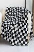 Checkerboard Printed Soft Fleece Throw Blanket
