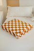 Checkerboard Printed Soft Fleece Throw Blanket
