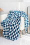 Checkerboard Printed Soft Fleece Throw Blanket