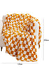 Checkerboard Printed Soft Fleece Throw Blanket