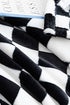 Checkerboard Printed Soft Fleece Throw Blanket