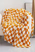 Checkerboard Printed Soft Fleece Throw Blanket