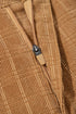 Checkered High Waist Wide Leg Corduroy Pants