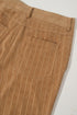 Checkered High Waist Wide Leg Corduroy Pants