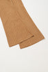 Checkered High Waist Wide Leg Corduroy Pants