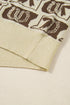 Checkered Horseshoe Print Bow Detail Western Sweater