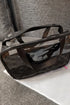 Checkered Pattern Clear PVC Travel Cosmetic Storage Bag
