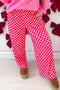 Checkered Plaid Pattern Loose Fit Easy Pull On Pants