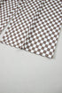 Checkered Print Buttoned Crew Neck Wide Leg Jumpsuit