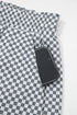 Checkered Print Elastic Waist Drawstring Pocketed Casual Shorts