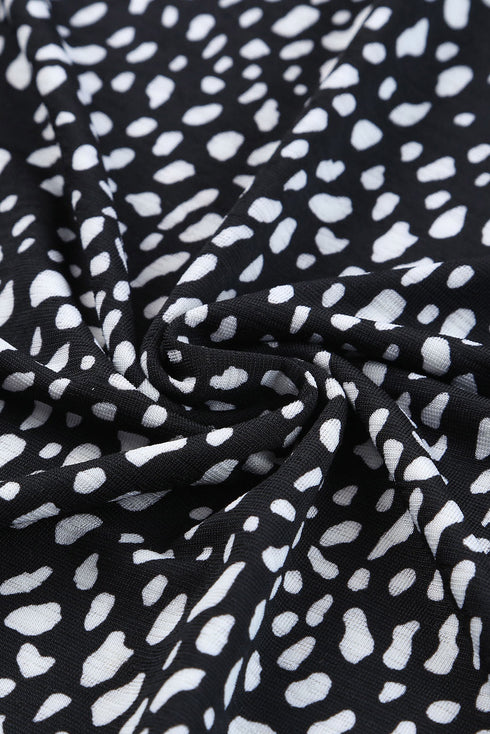 Cheetah Print O-Neck Short Sleeve T Shirt